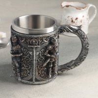 4309 3D чаша Стражи сувенирна халба подарък за мъж, 400ml, снимка 1 - Чаши - 43375481
