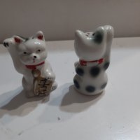 Две порцералени котенца солници, снимка 8 - Аксесоари за кухня - 44048540