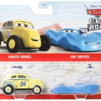 Оригинален комплект колички Cars - Gearsten Marshal & Marc Soundtimer /On The Road / Disney / Pixar, снимка 1 - Коли, камиони, мотори, писти - 43336166