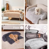 Легло за кучета, протектор за мебели XL 115cm, бежово, снимка 6 - За кучета - 43183378