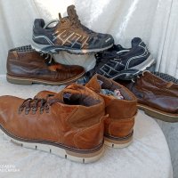 мъжки боти 42 - 43, made in PORTUGAL, 100% висококачествена естествена кожа , снимка 7 - Мъжки боти - 43562923