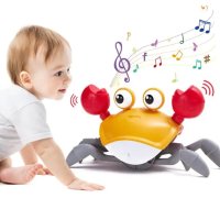Интерактивна играчка рак с музика и светлини, снимка 1 - Музикални играчки - 43313186