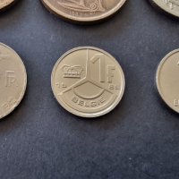 Монети. Белгия. Белгийски франк. 20, 10, 5, 1... 10 бройки., снимка 4 - Нумизматика и бонистика - 36837025