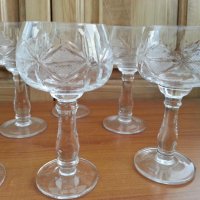 Кристални чаши , снимка 4 - Антикварни и старинни предмети - 37412500