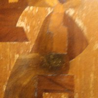 Стара дървена картина, снимка 2 - Антикварни и старинни предмети - 28079668