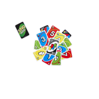 Карти за игра, Uno Flex, зелени, снимка 1 - Игри и пъзели - 44860187