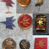 Значки на БГА Балкан. Интересен лот , снимка 1 - Колекции - 43522465