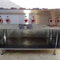 Професионален, италиански, газов котлон на база LINCAR - 6 горелки, снимка 4 - Обзавеждане на кухня - 43593046