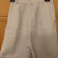 Памучни къси панталони с висока талия, снимка 3 - Панталони - 25719221