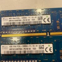 8GB (2x4GB) DDR3L SK-Hynix PC3L-12800U (1600Mhz,CL-12,1.35V), снимка 3 - RAM памет - 37594067