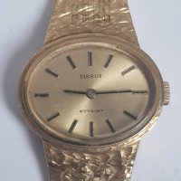 Дамски механичен позлатен часовник Tissot stylist, снимка 1 - Антикварни и старинни предмети - 34932349