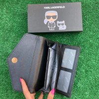 Луксозно черно портмоне  Karl Lagerfeld   /SG45TI, снимка 3 - Портфейли, портмонета - 40824180