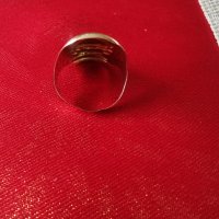 Златен дамски пръстен 14к 2.62 гр. 20 мм, снимка 3 - Пръстени - 43369254