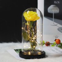 Роза в стъкленица с лед светлина, снимка 7 - Подаръци за жени - 27758639