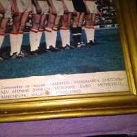 URSS world cup 1966 CCCР футболен отбор фотос в рамка със стъкло 378х295мм, снимка 4 - Футбол - 43289378