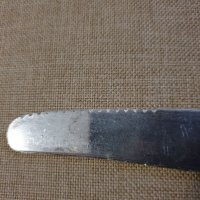Италиански сребърен нож проба 800, снимка 1 - Антикварни и старинни предмети - 32808503
