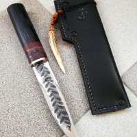 Ръчно изработен ловен нож от марка KD handmade knives ловни ножове, снимка 6 - Ножове - 39523881