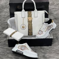 Дамска чанта портфейл и спортни обувки Versace код 170, снимка 1 - Дамски ежедневни обувки - 33559428
