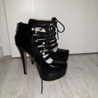Нови високи обувки, снимка 1 - Дамски обувки на ток - 27740760