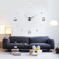 4205 Стенен часовник с 3D цифри , снимка 11 - Стенни часовници - 28498165