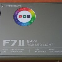 RGB LED Панел PockeLite F7 II , снимка 5 - Светкавици, студийно осветление - 43866668