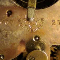 Старинен настолен часовник ЮНГХАНС, снимка 3 - Антикварни и старинни предмети - 33372823