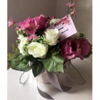 Кутии с цветя, снимка 7 - Подаръци за жени - 33021338
