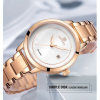 Дамски часовник NAVIFORCE Clarity Rose Gold/White 5008 RGW., снимка 6 - Дамски - 34744332