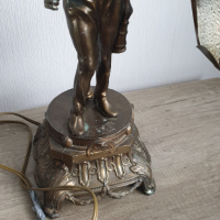 Стара настолна лампа, снимка 5 - Антикварни и старинни предмети - 44920164