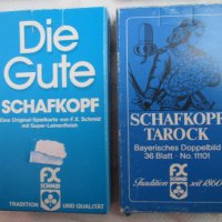 SCHAFKOPF SCHMID seit 1860 нови карти за игра 36 броя, две тестета., снимка 3 - Карти за игра - 39810511