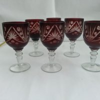 Кристални чаши, снимка 1 - Антикварни и старинни предмети - 33271299