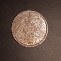 1 марка 1910 Германия сребро , снимка 5 - Нумизматика и бонистика - 43454549