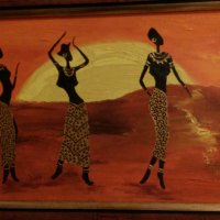 Африкански картини, снимка 8 - Картини - 27888562