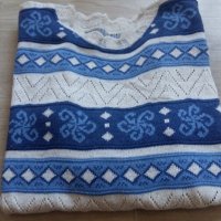 МАШИННО ПЛЕТЕНА БЛУЗА, снимка 6 - Блузи с дълъг ръкав и пуловери - 39764840