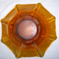 фруктиера - цветно стъкло от 70-те години,неизползвана, снимка 5 - Аксесоари за кухня - 39372267