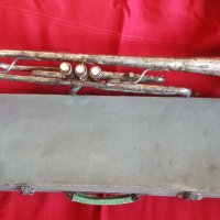 Старинен тромпет Lignatone, снимка 8 - Духови инструменти - 26742292