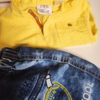 Бебешки маркови дрехи за момче, Zara, Gap, H&M, снимка 4 - Комплекти за бебе - 40407035