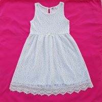 Детска бяла рокля H&M 6-8 години, снимка 9 - Детски рокли и поли - 37498347