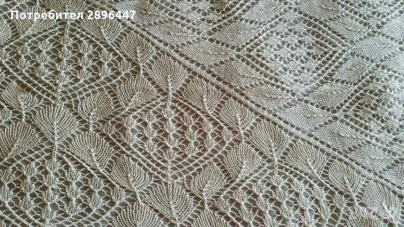 Ръчно плетиво-100% памук 200/160-за диван, спалня, маса Много красива! , снимка 1