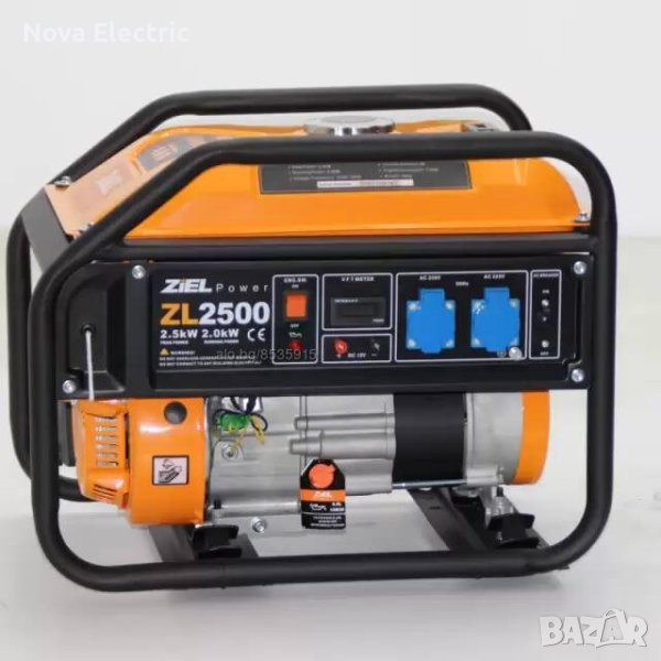 Генератор За Ток ZIEL ZL2500 2.5KW Монофазен, снимка 1