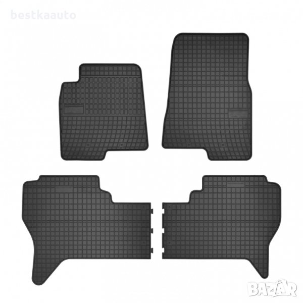 Висококачествени гумени стелки FROGUM Mitsubishi Pajero '99-06, снимка 1