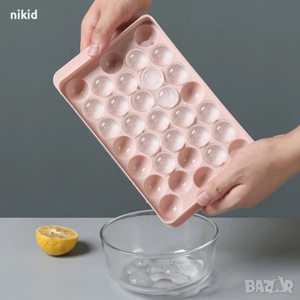 33 бр топче топчета пластмасова форма за лед фондан шоколад и др, снимка 1