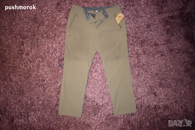 The North Face Exploration Convertible Zip-Off Men Pant Sz 32 / #00730 /, снимка 1