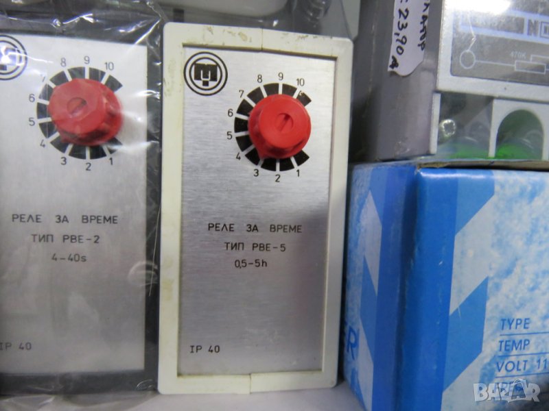 Българско реле за време, таймер РВЕ -5  захранаване 220 Волта  до 5 часа, снимка 1