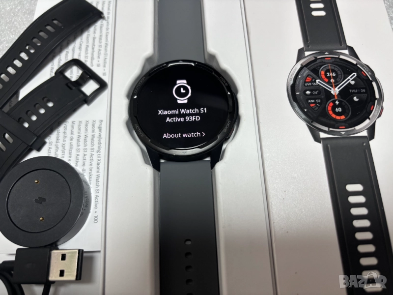 Перфектен! Смарт Часовник Xiaomi Mi Watch S1 Active SPACE BLACK, снимка 1