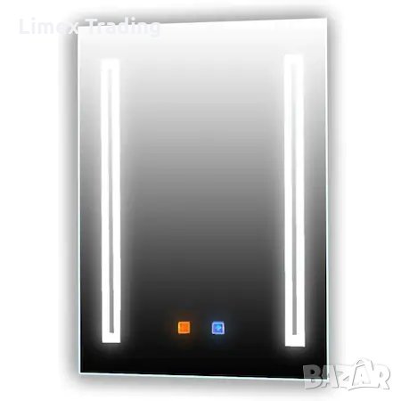 LED огледало Makena, Правоъгълен, С функция против изпотяване,50x70, снимка 1