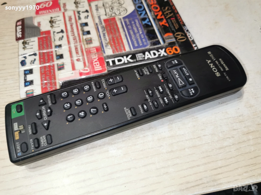 SONY VTR/TV RMT-V166 REMOTE CONTROL 0901261922, снимка 1