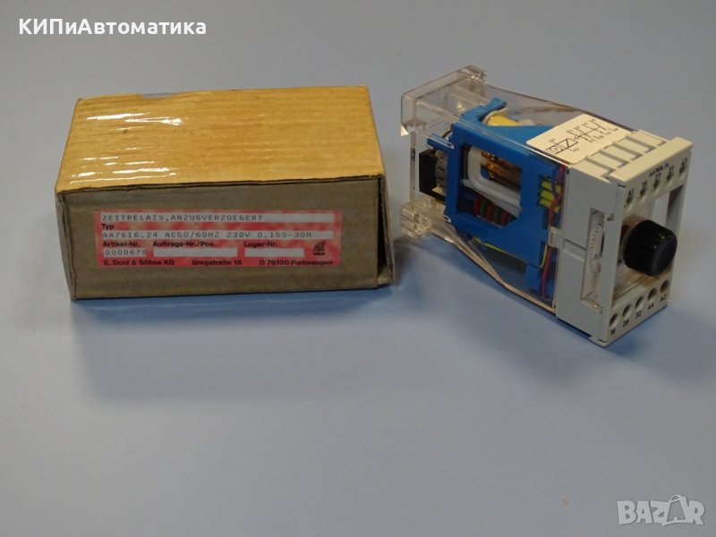 реле време DOLD AA7616.24 timer on-delay 0.15s-30h, снимка 1