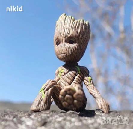 Пазители на Галактиката Marvel Guardians of the Galaxy Groot Груут пластмасова фигурка играчка торта, снимка 1