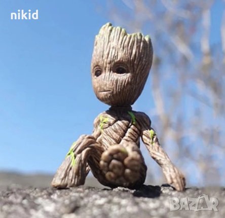 Пазители на Галактиката Marvel Guardians of the Galaxy Groot Груут пластмасова фигурка играчка торта, снимка 1